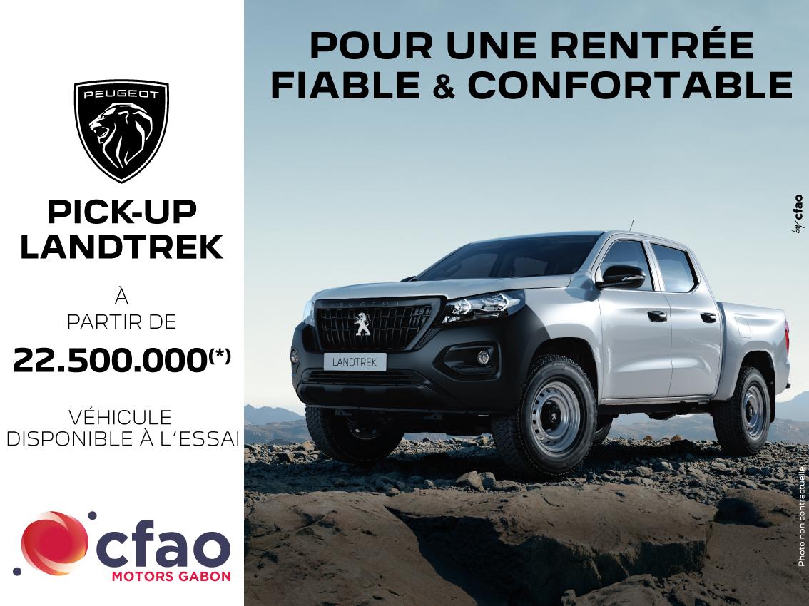 Promotion Peugeot LANDTREK à partir de 22.500.000 FCFA TTC